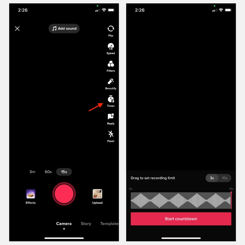 an example of how to edit tiktok videos