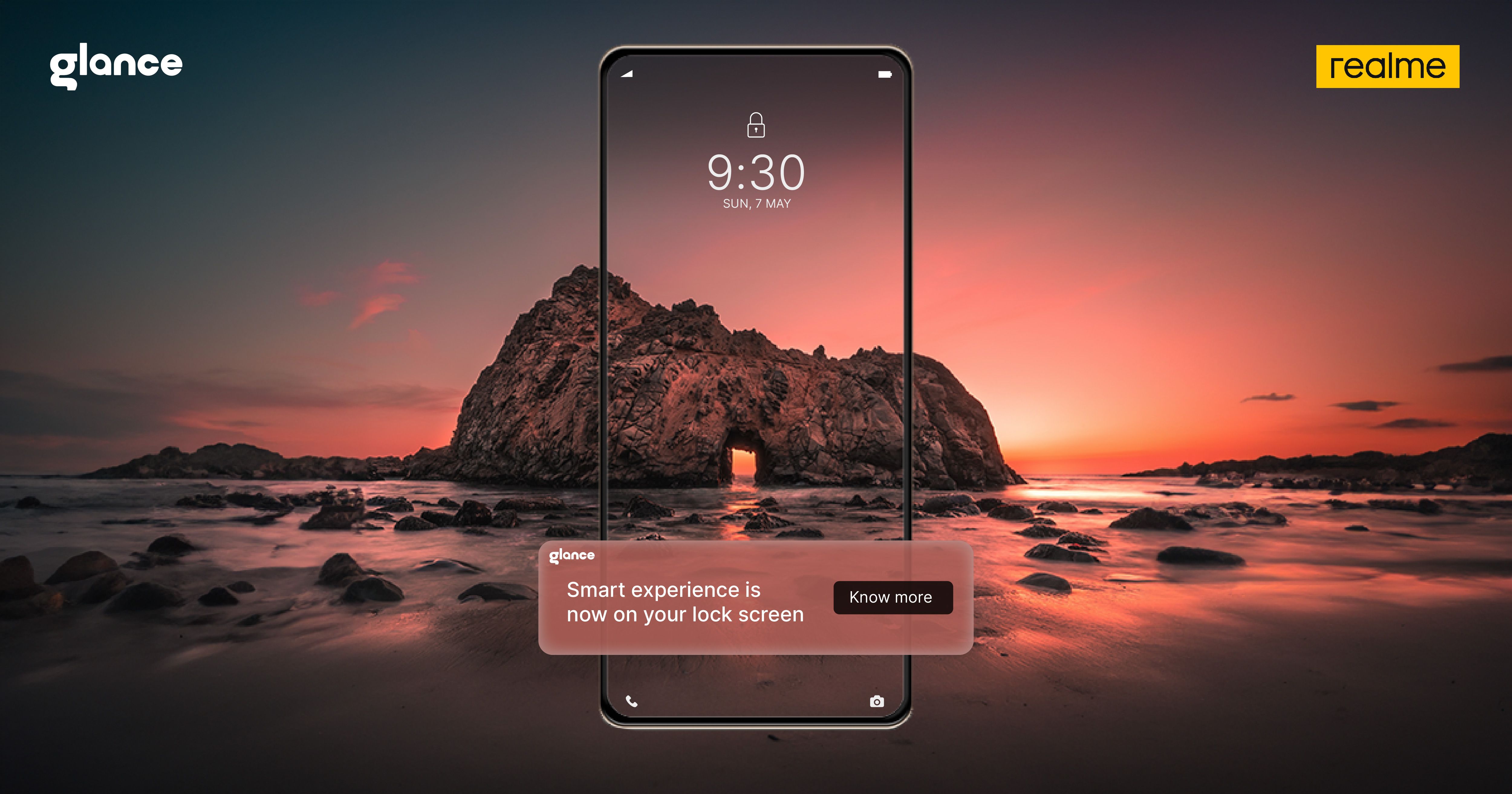 Gear Up For The Glance Realme Experience