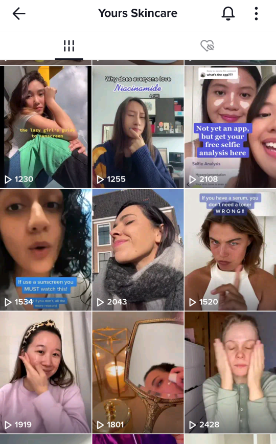Yours tiktok feed
