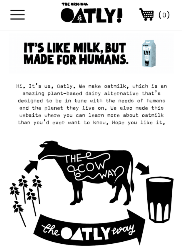 oatly homepage