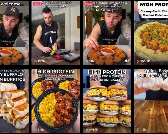 Screenshot of Michael Finch’s TikTok feed