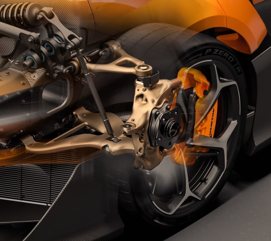 McLaren Pioneers 3D-Printed Suspension for Ultimate Durability &amp; Aero