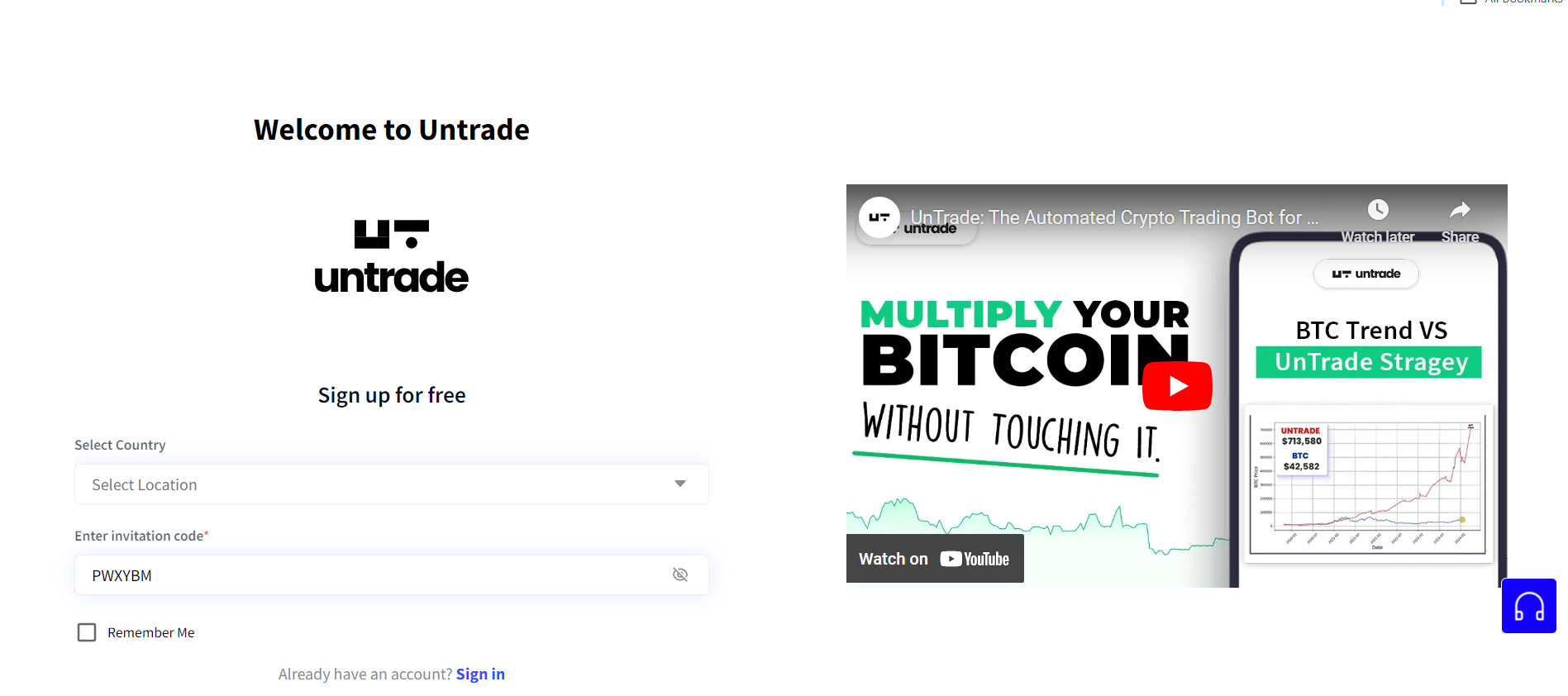 Untrade Referral Code - PWXYBM: Unlock the Power of Automated Crypto Trading